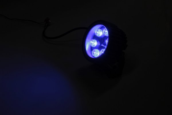 G-DT106-34-B12V LED прожек., 6 LED CREE/1W,12V синий фото 2