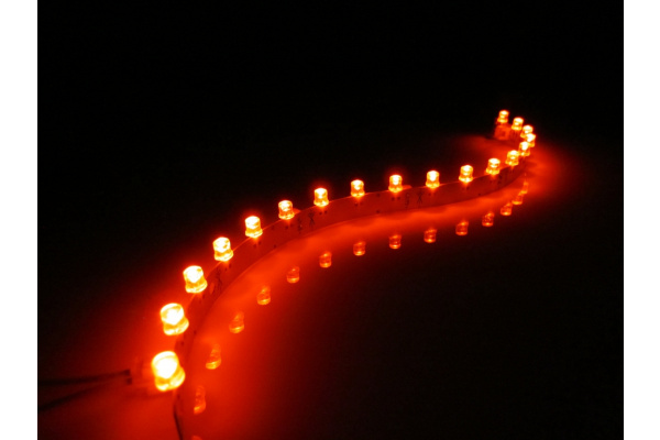 LED 18 12V 1.6W Гибкая линейка Flex (30*1 см), кр. фото 1