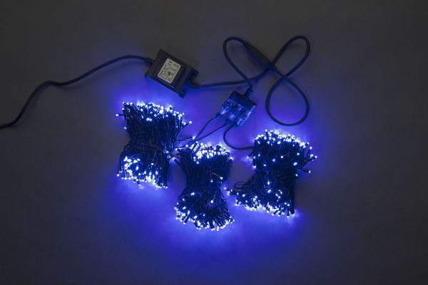 LED-BS-200*3-20M*3-24V-B (TYPE-3A) 3 нити, синий фото 1
