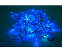LED-PLR-192-20M-24V-B/W-F(CW)-W/O(Wire 2.3mm), синий/белый FLASH, бел. пр, соед.(без шнура)Нов Кон
