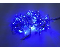 LED-PLR-100-10M-240V-B/WH-W/O Светодиодная гирлянда фиксинг 10м, IP65, 240V, синие LED/провод каучук