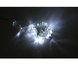 LED-PLS-100-10M-240V-W/W-W/O, белая/белый провод, соединяемая (без силового шнура) С КОЛПАЧКОМ