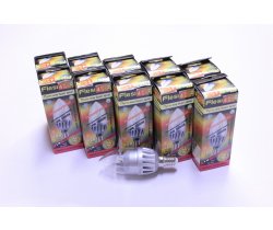 10шт. GLC-9004-4W-WW Свеча 4W, 220V, 3000K, прозрачная колба