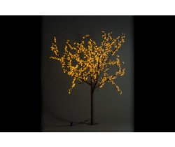 CBL-1.9-972 LED вишня H:1,9m D1,5 м., желтое 2025 (новый коннектор, 24 Вольта)