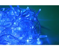 LED-PLS-192-20M-24V-B/C-F(CW)-W/O Синий/белый флэш на прозр. пр. (без шнура)С КОЛПАЧКОМ (Нов Конн)