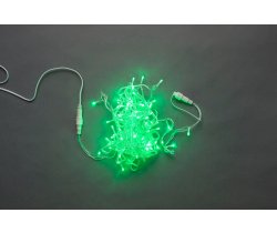 LED-PLS-200-20M-240V-G/C-F(G), зеленая/прозрачный провод/ зеленый FLASH 20, IP-54, соединяемая