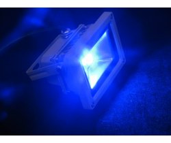 G-DТ110-30-B new LED прожектор синий,1LED-10W,220V