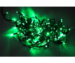 LED-PLS-100-10M-24V-G/BL-W/O, зеленый/черный провод, соед. (без шнура) С КОЛПАЧКОМ (НОВЫЙ КОННЕКТОР)