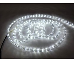 2026 LED-DL-2W-100M-1M-24V-WHITE (H) дюралайт, фиксинг, белый, 24V, D13мм, 36LED/метр, IP54,