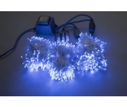 F   Синий LED-BS-200*3-20M*3-24V-B прозрачный пр. (Flash через каждые 7 светодиодов)
