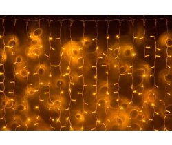 LED- PLS-5720-240V-2*6М-Y/Y-F желтые светодиоды/желтый провод, Световой занавес Flash 2*6м. Neo-Neon