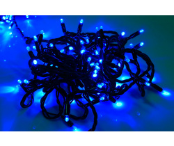 LED-PLR-192-20M-24V-B/BL-W/O, цвет синий/черный провод, соед. (без шнура) 24В(Новый коннектор)