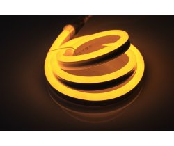 LN-220V-2835-120P-Y  Световая гирлянда Гибкий неон LED NEON FLEX желтый, 8х18мм. 
