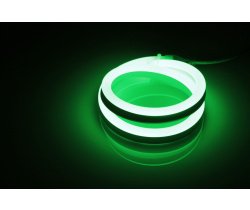 LM-220V-2835-120P-big size-G Световая гирлянда Гибкий неон LED NEON FLEX зеленый (ШИРОКИЙ КОННЕКТОР 