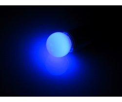 набор из 25шт. ламп LED G45 0.5W 220-240V Blue E27  синяя новый завод