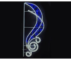 FLESI-LED-KN 022-240V-W/B (LED PARUS PATTERN MOTIF) РФ 137х53см