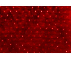 LED-XG-540-2*4M-230V Световая Гирлянда Сеть 2*4м, красные LED/черный провод/контроллер. Flesi