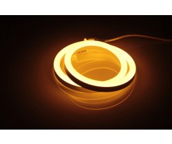 LM-220V-2835-120P-big size-Y Световая гирлянда Гибкий неон LED NEON FLEX желтый,12х25мм,УЗКИЙ. 