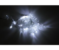 LED-PLS-100-10M-24V-W/C-W/O, белый/прозрачный провод, соединяемая (без силового шнура) С КОЛПАЧКОМ