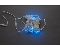LED-PLR-100-10M-240V-B/WH синий/белый провод