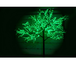 CBL-3.6-2688 Green LED вишня H:3,6m D3,0м зеленое