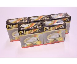 O/W 5шт. Светильник встраиваемый без рефлектора Flesi GX53 H4 цвет Золото 5шт/упак. 