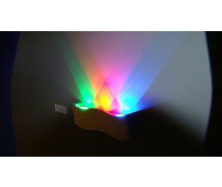 WAVE RGB LED светильник накладной 3*1.5W