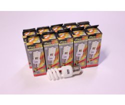 O/W 10шт. Лампа энергосберегающая Flesi Spiral 11W Mini Half 220V E27 2700K 32*98 10шт/упак. 