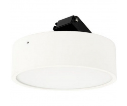 Потолочный накладной светильник ROUND-OUT-05-WH-WW (теплый белый свет, белый корпус) D260 поворотный