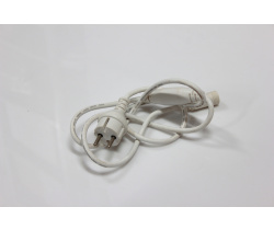 Силовой шнур для гирлянд (LED-PLR) белый