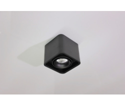Потолочный накладной светильник SQUARE-OUT-01-BL-WW (теплый белый свет, черный корпус) 