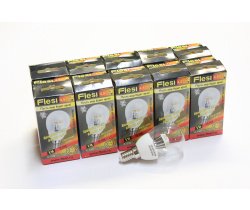 10шт. LED G45/SD 4.5W 220-240V 3200K E14 clear cover 45х90мм