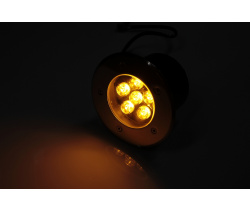 G-MD100-Y грунтовой LED-свет желтый D150, 6W, 12V