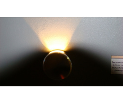 FL55YJ-R WW LED свет. круглый, встр. в стену 1*1W