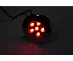 G-MD100-R грунтовой LED-свет красный D150, 6W, 12V