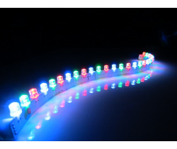LED 18 12V 1.6WГибкая линейка Flex (30*1 см) R/G/B (27 Dip светодиодов)