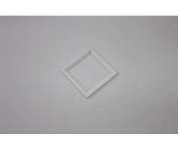 Декоративная одинарная рамка (белая) под светильник серии SQUARE-IN-01