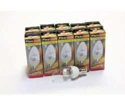10шт. LED Candle C37/SD 4,5W 220-240V 3200K E14 clear cover