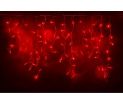 LED-RPL-200(50x4)-230V-R/WH крвсные LED/белый провод. Светодиодная гирлянда бахрома Neo-Neon