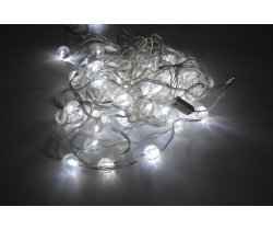 XM-DR-PL0010-4.5 свет. дождь с насадками прозрачные шарики, белые LED