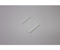 Декоративная одинарная рамка (белая) под светильник серии SQUARE-IN-01