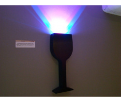 Glass RGB LED светильник накладной 3*1.5W