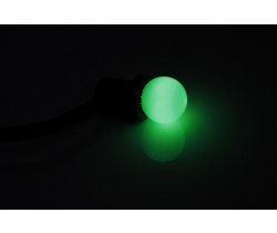 LED G45 0.5W 220-240V Green E27  зеленый новый завод