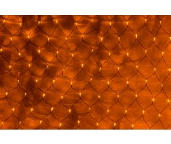 LED-SNL-540-2*4M-240V-Y/BL  Гирлянда Сеть 2*4м, желтые LED/черный провод, соединяемая Neo-Neon