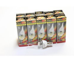 10 шт. LED Candle Frame CA37/SD 4,5W 220-240V 3200K E14 clear cover