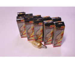 O/W 10шт. Лампа энергосберегающая Flesi candle 7W 220V E14 2700K 10шт/упак
