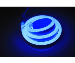 LM-24V-2835-120P-B  Световая гирлянда Гибкий неон LED NEON FLEX синий, 8х18мм, 24V