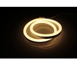 LM-24V-2835-120P-big size-WW Световая гирлянда Гибкий неон LED NEON FLEX белый теплый, 12х25мм. 