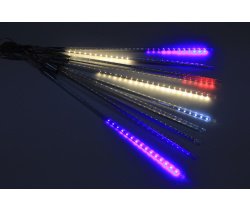 Сосульки Трубки D12mm,10шт 0,5М Мульти (R/G/Y/B) LED-PLM-SNOW-540SMD-0.5*4.5M-10-12V-M  не соед
