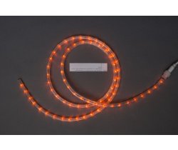LED-DL-3W-100M-2M-240V-O Светодиодная гирлянда дюралайт чейзинг, оранжевый, D13мм, 36LED/метр,  IP65
